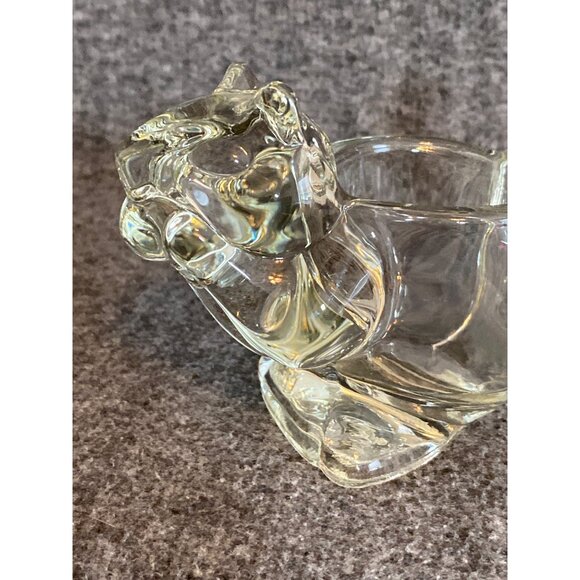 VTG Avon Candle Votive Holders Crystal Glass Squirrel Dove Lot of 2 - Picture 9 of 16